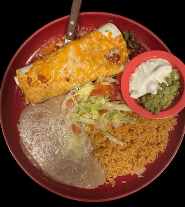 Burrito Fajita - Grilled Chicken.