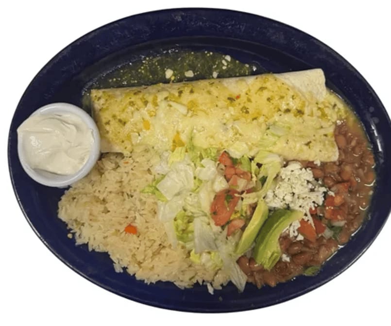 Seafood Burrito.