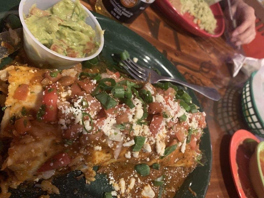 Burrito Colorado.