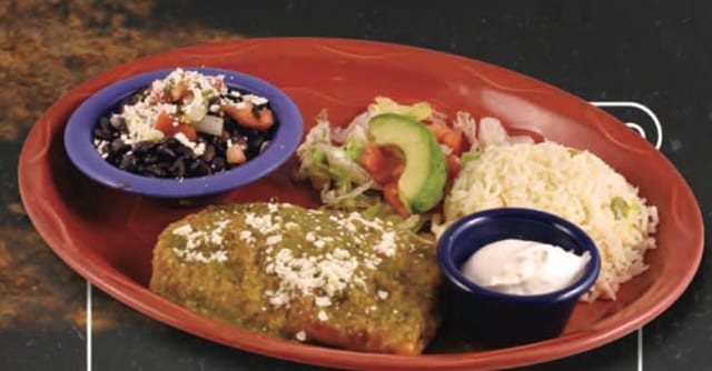 Spinach Chimichanga.